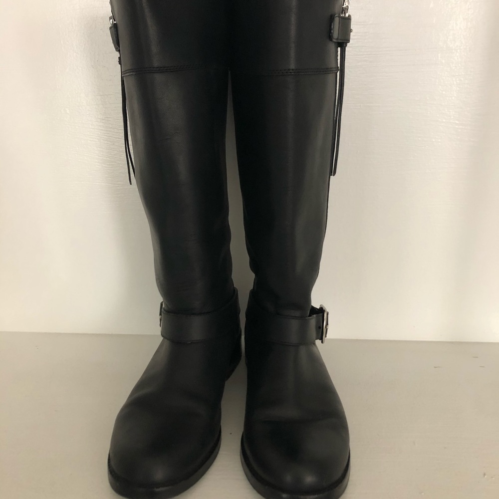 Coach Full Grain Leather Boots 8 1/2